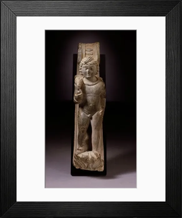 Framed Print : Bracket with a Cherub Holding a Fly Whisk, turn of the 1 / 2nd century. Creator: Unknown Framed Print : Bracket with a Cherub Holding a Fly Whisk, turn of the 1 / 2nd century. Creator: Unknown