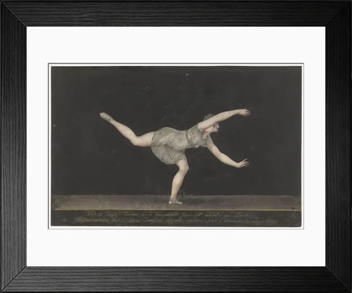 Framed Print : Dancer Annette Köbler performing the Pas-de-Shawl, 1812. Creator: Bartholomeus Ziesenis Framed Print : Dancer Annette Köbler performing the Pas-de-Shawl, 1812. Creator: Bartholomeus Ziesenis