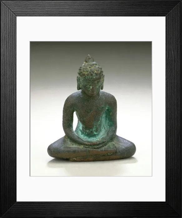 Framed Print : Buddha Shakyamuni, 8th century. Creator: Unknown