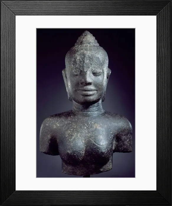 Framed Print : Bust of the Buddhist Goddess Prajnaparamita (image 2 of 2), 12th-early 13th century. Creator: Unknown Framed Print : Bust of the Buddhist Goddess Prajnaparamita (image 2 of 2), 12th-early 13th century. Creator: Unknown