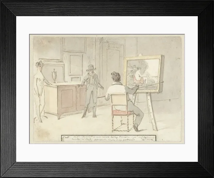 Framed Print : I must bring you heavy tidings (diary, October 5), 1805-1808. Creator: Christiaan Andriessen Framed Print : I must bring you heavy tidings (diary, October 5), 1805-1808. Creator: Christiaan Andriessen