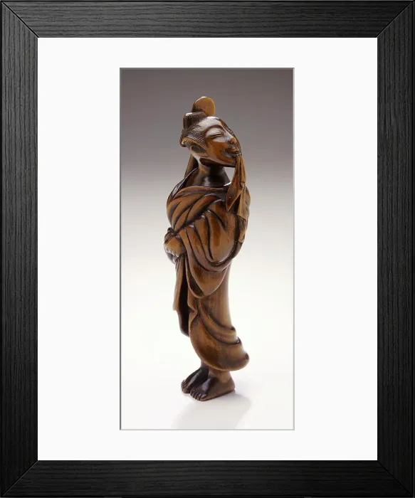 Framed Print : After the Bath, 19th century. Creator: Unknown Framed Print : After the Bath, 19th century. Creator: Unknown