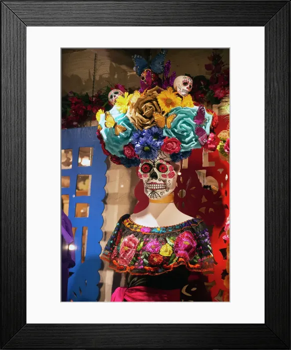 Framed Print : Day of the Dead, San Diego, California, USA, 2022. Creator: Ethel Davies Framed Print : Day of the Dead, San Diego, California, USA, 2022. Creator: Ethel Davies