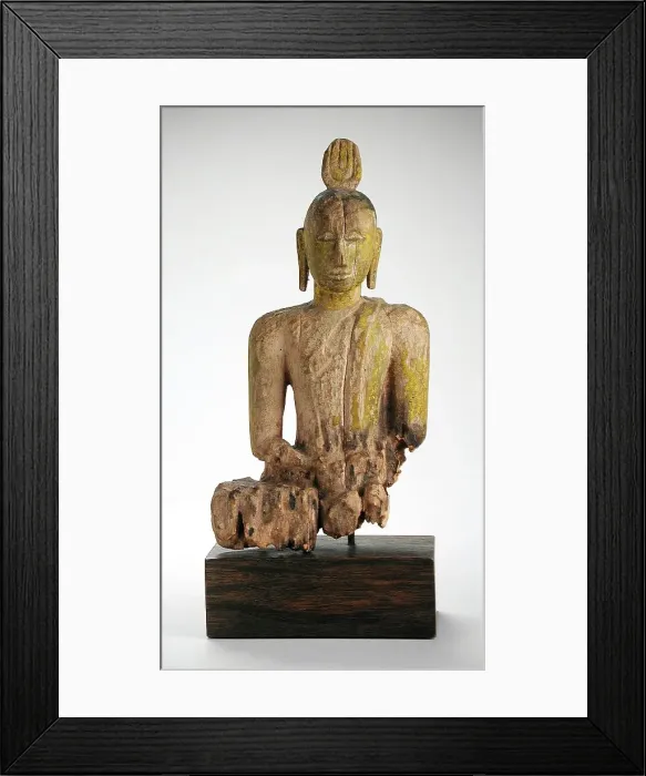 Framed Print : Buddha Shakyamuni, 17th-18th century. Creator: Unknown Framed Print : Buddha Shakyamuni, 17th-18th century. Creator: Unknown