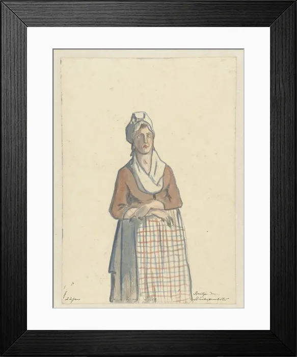 Framed Print : Bartje the Ventriloquist (Diary, January 22), 1805-1808. Creator: Christiaan Andriessen Framed Print : Bartje the Ventriloquist (Diary, January 22), 1805-1808. Creator: Christiaan Andriessen