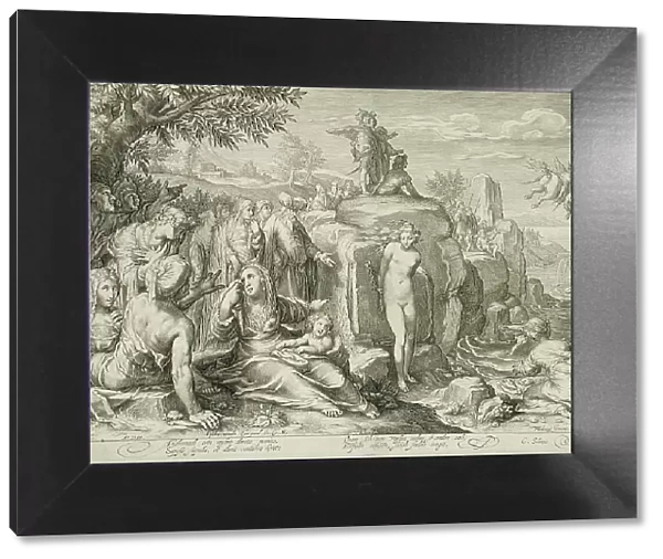 Perseus and Andromeda, 1597. Creator: Jacob Matham