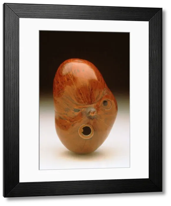 Framed Print : Weird Face, 19th century. Creator: Unknown Framed Print : Weird Face, 19th century. Creator: Unknown