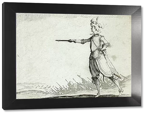 Infantry Officer, 1617. Creator: Jacques Callot