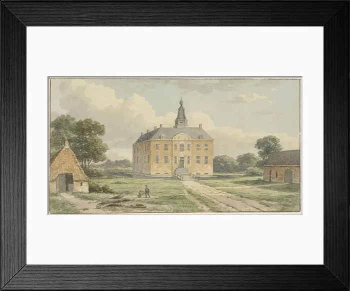 Framed Print : The house Nettelhorst, near Lochem, 1825-1879. Creator: Christianus Hendricus Hein Framed Print : The house Nettelhorst, near Lochem, 1825-1879. Creator: Christianus Hendricus Hein