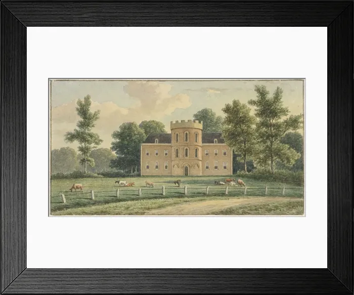 Framed Print : The house De Wildenborch, near Lochem, 1825-1879. Creator: Christianus Hendricus Hein Framed Print : The house De Wildenborch, near Lochem, 1825-1879. Creator: Christianus Hendricus Hein