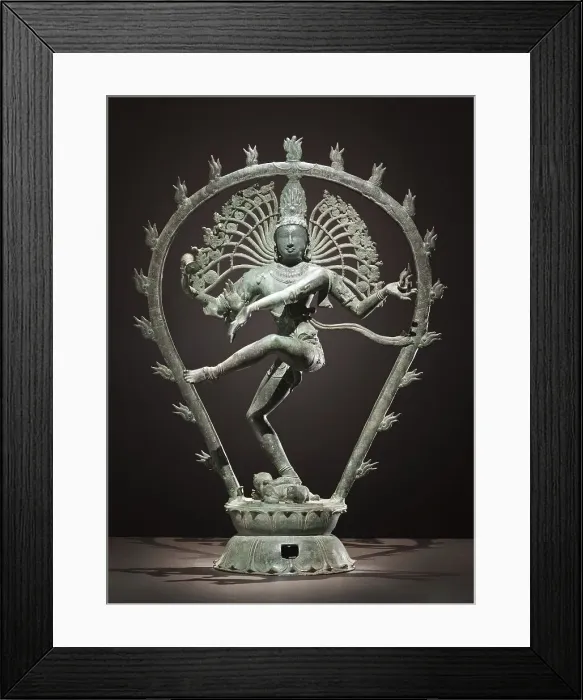 Framed Print : Shiva as the Lord of Dance, 10th century. Creator: Unknown Framed Print : Shiva as the Lord of Dance, 10th century. Creator: Unknown