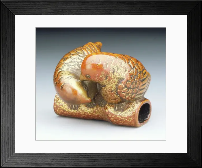 Framed Print : Love Birds, 19th century. Creator: Unknown Framed Print : Love Birds, 19th century. Creator: Unknown
