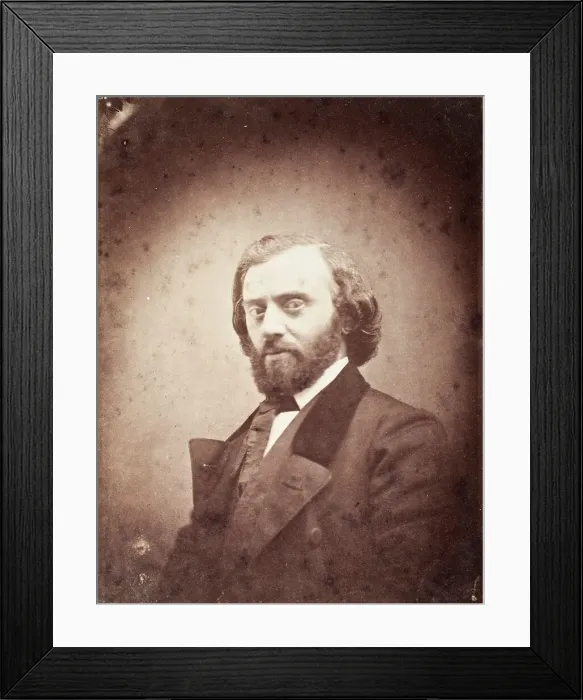 Framed Print : Portrait, Printed 1850 circa. Creator: Alphonse Le Blondel Framed Print : Portrait, Printed 1850 circa. Creator: Alphonse Le Blondel