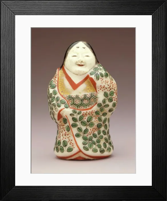 Framed Print : Okame, 19th century. Creator: Unknown Framed Print : Okame, 19th century. Creator: Unknown