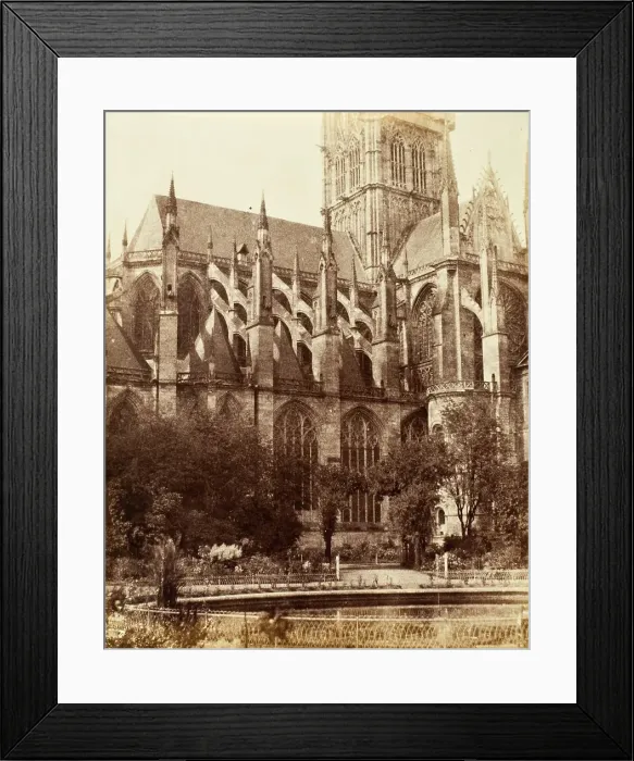 Framed Print : Saint-Ouen, Rouen, 1856. Creator: Alfred Capel-Cure Framed Print : Saint-Ouen, Rouen, 1856. Creator: Alfred Capel-Cure