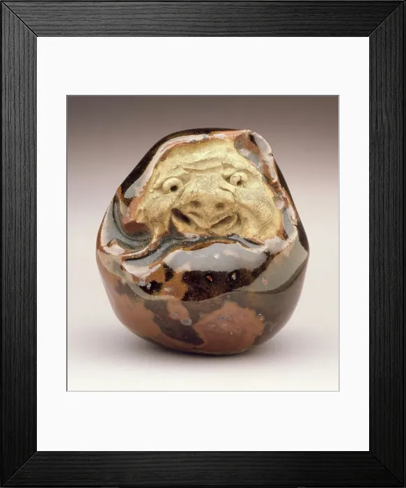 Framed Print : Roly-Poly Daruma, 19th century. Creator: Unknown Framed Print : Roly-Poly Daruma, 19th century. Creator: Unknown