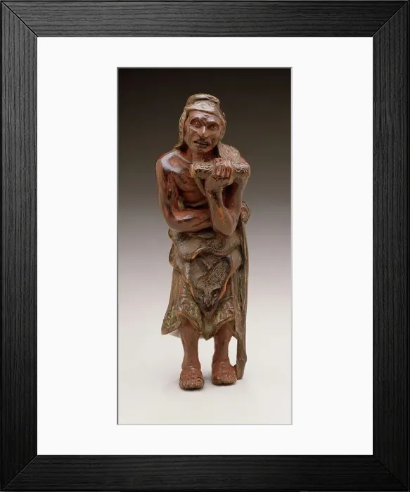 Framed Print : Basu Sennin, 19th century. Creator: Unknown Framed Print : Basu Sennin, 19th century. Creator: Unknown