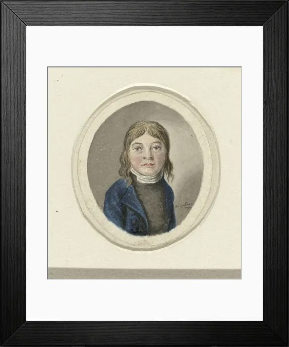 Framed Print : Self -portrait of Ernst Willem Jan Bagelaar, 1793. Creator: Ernst Willem Jan Bagelaar Framed Print : Self -portrait of Ernst Willem Jan Bagelaar, 1793. Creator: Ernst Willem Jan Bagelaar