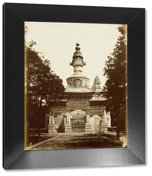 Gate to Buddhist Sanctuary, 1860. Creator: Felice Beato