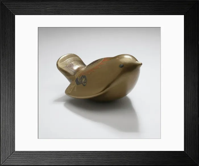Framed Print : Stylized Sparrow, 19th century. Creator: Unknown Framed Print : Stylized Sparrow, 19th century. Creator: Unknown