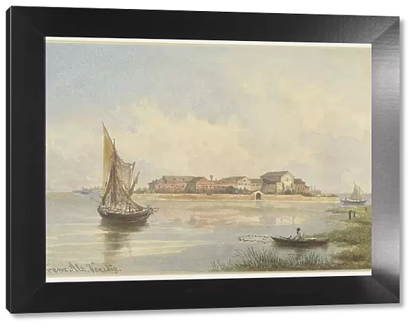 View of the Lagoon in Venice, 1831-1914. Creator: Franz Alt