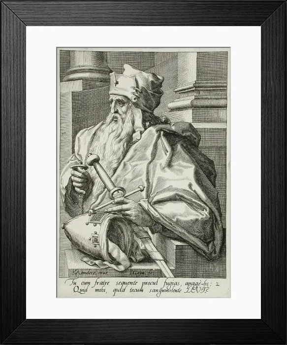 Framed Print : Levi, c1590. Creator: Jacques de Gheyn II Framed Print : Levi, c1590. Creator: Jacques de Gheyn II
