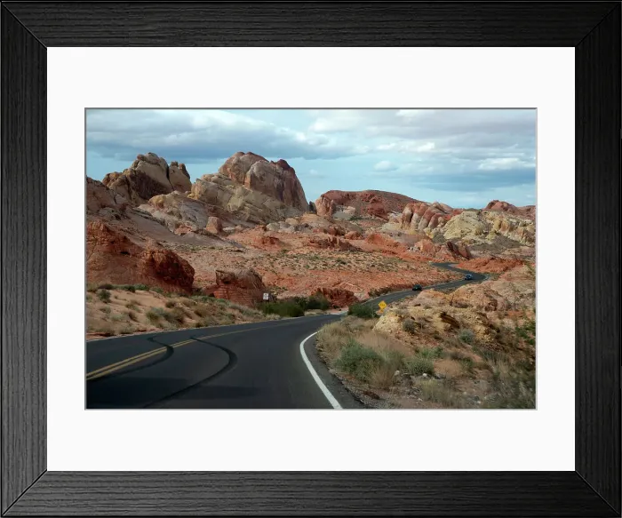 Framed Print : Valley of Fire, Las Vegas, Nevada, USA, 2022. Creator: Ethel Davies Framed Print : Valley of Fire, Las Vegas, Nevada, USA, 2022. Creator: Ethel Davies