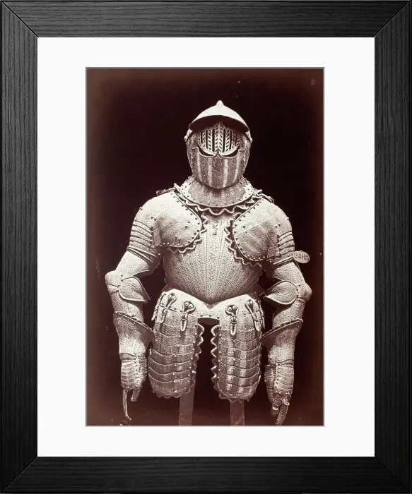 Framed Print : Armor Of Philip III, Printed 1857 circa. Creator: Charles Clifford Framed Print : Armor Of Philip III, Printed 1857 circa. Creator: Charles Clifford