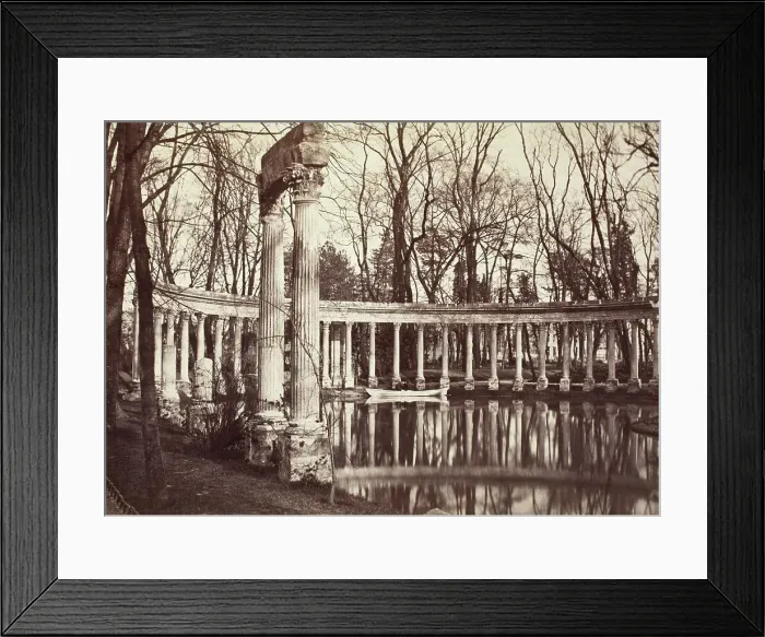 Framed Print : Parc Monceau, Paris, Printed 1850 circa. Creator: Charles Marville Framed Print : Parc Monceau, Paris, Printed 1850 circa. Creator: Charles Marville