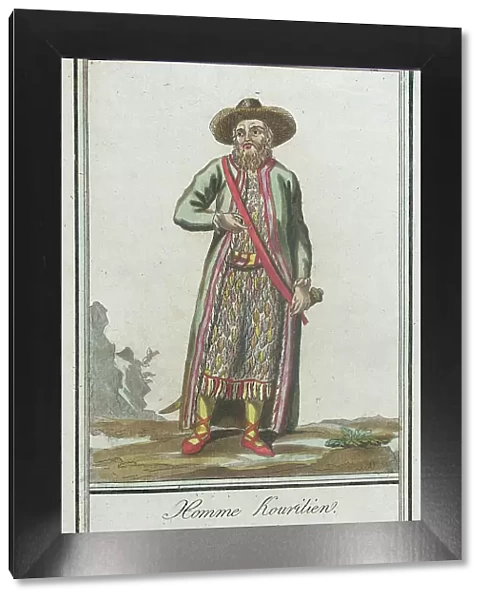 Costumes de Différents Pays, Homme Kourilien, c1797. Creators: Jacques Grasset de Saint-Sauveur, LF Labrousse