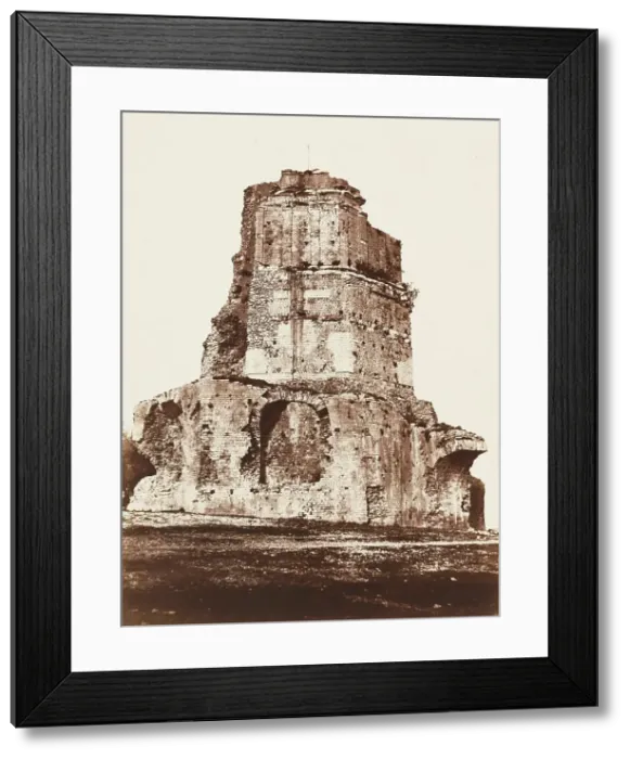 Framed Print : La Tour Magne, Nimes, Printed c.1850s. Creator: Edouard Baldus Framed Print : La Tour Magne, Nimes, Printed c.1850s. Creator: Edouard Baldus