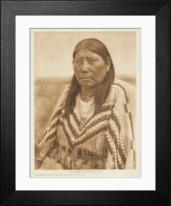 Framed Print : Itsipstsinikyi ('Kills-Inside')-Piegan, 1926. Creator: Edward Sheriff Curtis Framed Print : Itsipstsinikyi ('Kills-Inside')-Piegan, 1926. Creator: Edward Sheriff Curtis