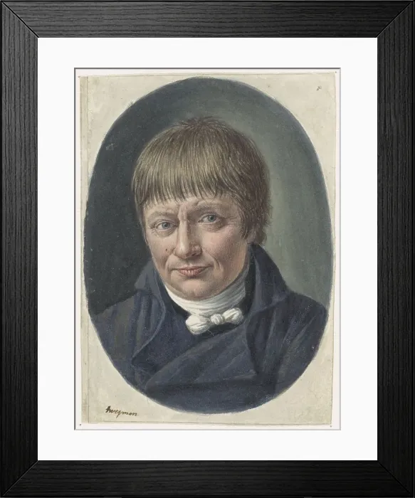 Framed Print : Self -portrait of Hendrik Schwegman, 1771-1816. Creator: Hendrik Schwegman Framed Print : Self -portrait of Hendrik Schwegman, 1771-1816. Creator: Hendrik Schwegman
