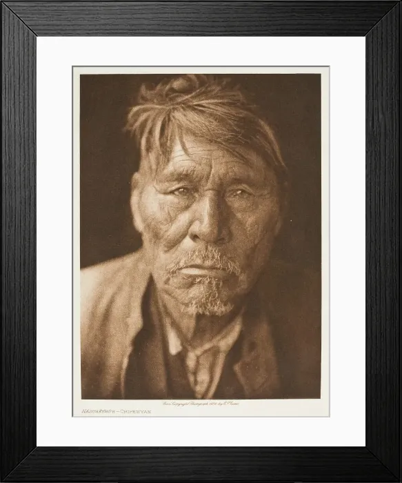 Framed Print : Nasurethur-Chipewyan, 1926. Creator: Edward Sheriff Curtis Framed Print : Nasurethur-Chipewyan, 1926. Creator: Edward Sheriff Curtis