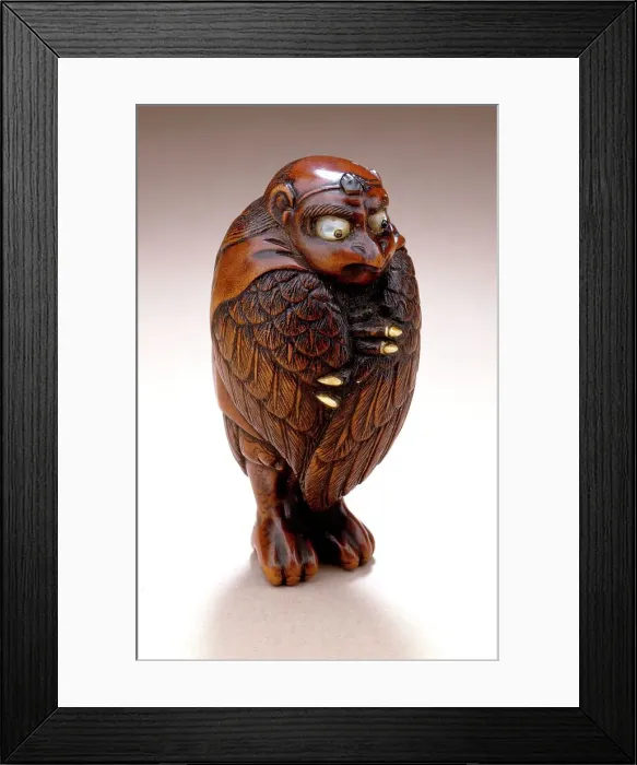 Framed Print : Tengu, early 19th century. Creator: Unknown