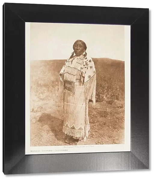 Woman's Costume-Cheyenne, 1927. Creator: Edward Sheriff Curtis