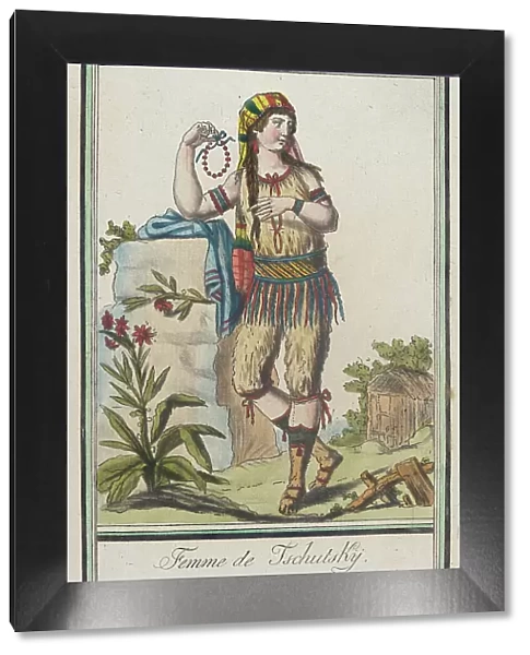 Costumes de Différent Pays, Femme de Tschutsky, c1797. Creators: Jacques Grasset de Saint-Sauveur, LF Labrousse