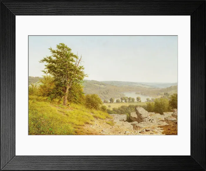 Framed Print : Landscape (image 1 of 2), 1865. Creator: Alexander Helwig Wyant Framed Print : Landscape (image 1 of 2), 1865. Creator: Alexander Helwig Wyant