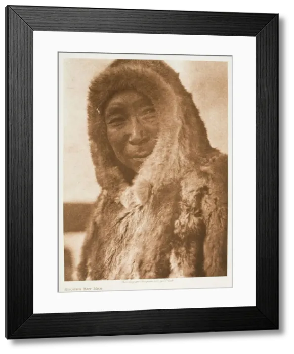 Framed Print : Hooper Bay Man, 1928. Creator: Edward Sheriff Curtis Framed Print : Hooper Bay Man, 1928. Creator: Edward Sheriff Curtis