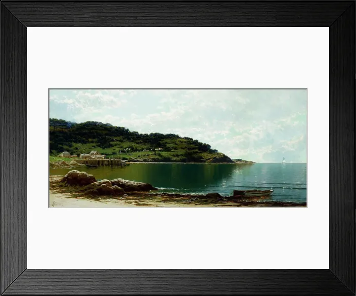 Framed Print : Along the Maine Coast (image 1 of 2), c1885. Creator: Alfred Thompson Bricher Framed Print : Along the Maine Coast (image 1 of 2), c1885. Creator: Alfred Thompson Bricher