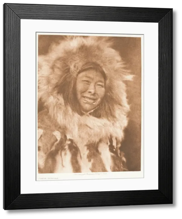 Framed Print : Jukok, Nunivak, 1928. Creator: Edward Sheriff Curtis Framed Print : Jukok, Nunivak, 1928. Creator: Edward Sheriff Curtis