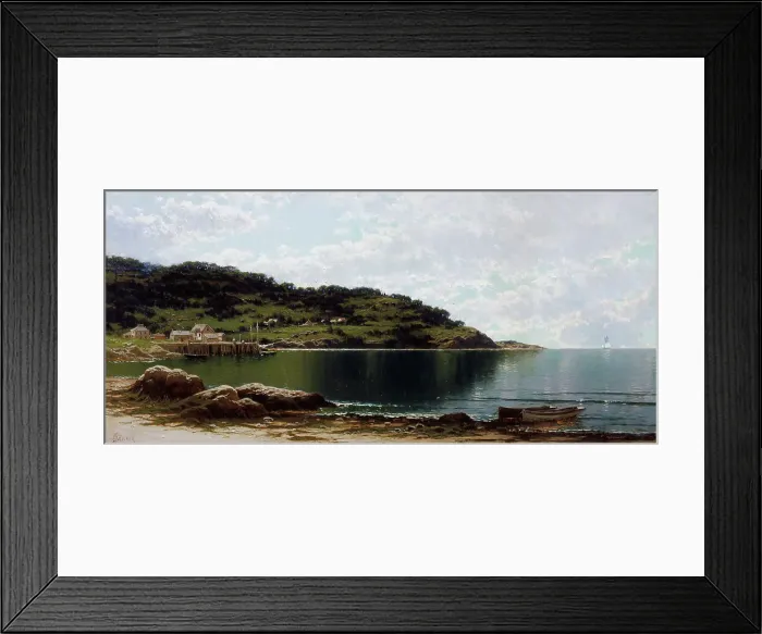 Framed Print : Along the Maine Coast (image 2 of 2), c1885. Creator: Alfred Thompson Bricher Framed Print : Along the Maine Coast (image 2 of 2), c1885. Creator: Alfred Thompson Bricher