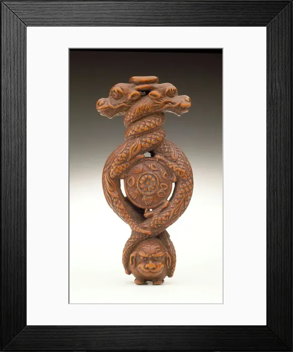 Framed Print : Chinese Gong, Late 18th-early 19th century. Creator: Unknown Framed Print : Chinese Gong, Late 18th-early 19th century. Creator: Unknown
