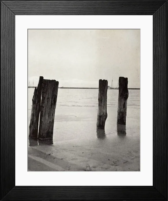 Framed Print : Pylons, Printed 1895. Creator: Eleck Hall Framed Print : Pylons, Printed 1895. Creator: Eleck Hall