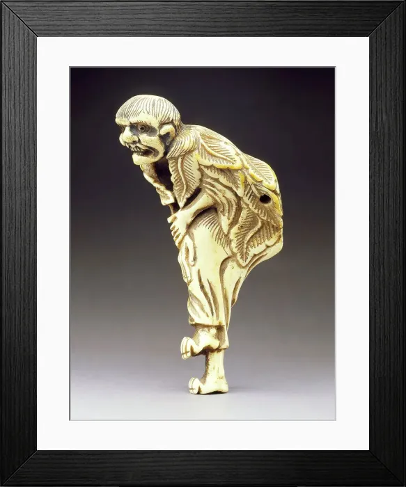 Framed Print : Daoist Immortal, Late 18th-early 19th century. Creator: Unknown Framed Print : Daoist Immortal, Late 18th-early 19th century. Creator: Unknown