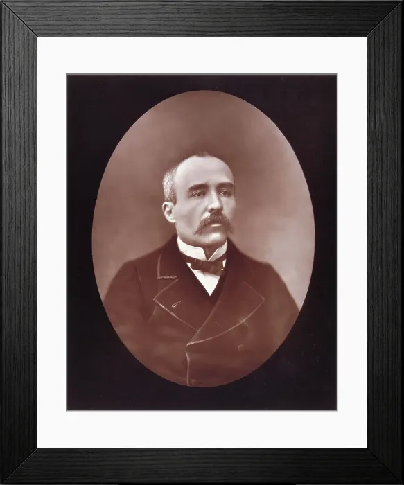 Framed Print : Georges Clémenceau, between 1876 and 1884. Creator: Etienne Carjat Framed Print : Georges Clémenceau, between 1876 and 1884. Creator: Etienne Carjat
