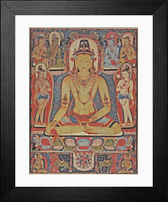 Framed Print : The Jina Buddha Ratnasambhava, between c1150 and c1225. Creator: Anon Framed Print : The Jina Buddha Ratnasambhava, between c1150 and c1225. Creator: Anon