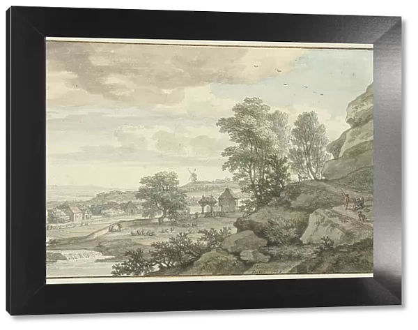 View in the vicinity of Bentheim, 1743. Creator: Isaac de Moucheron