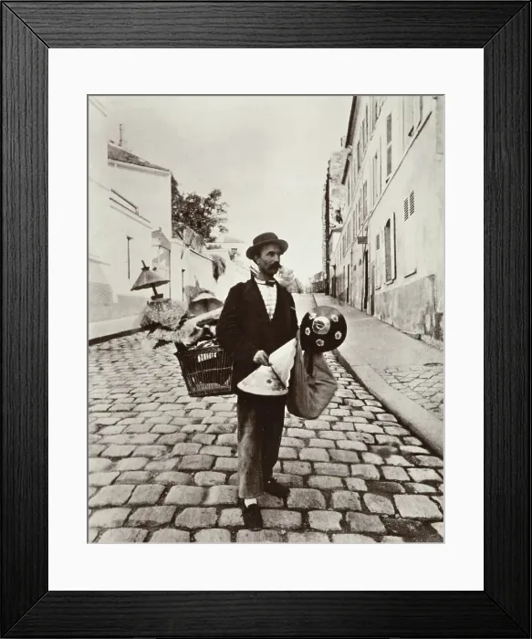 Framed Print : Marchand Abat-Jours, before 1927, publication 1956. Creator: Eugene Atget Framed Print : Marchand Abat-Jours, before 1927, publication 1956. Creator: Eugene Atget