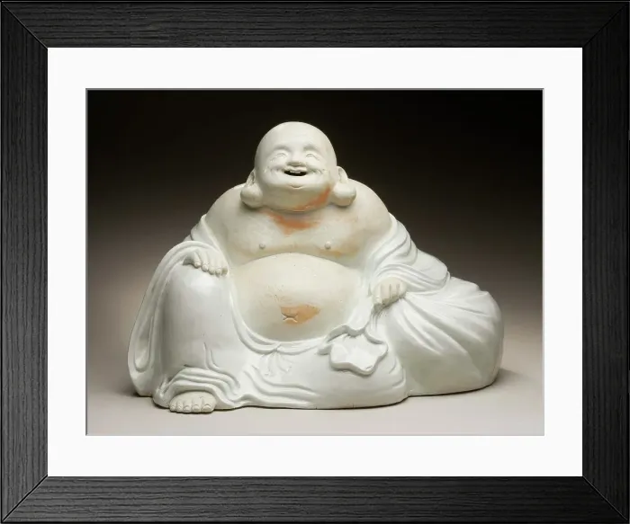 Framed Print : Censer (koro) in the Form of Hotei with His Bag, Late 18th-early 19th century. Creator: Unknown Framed Print : Censer (koro) in the Form of Hotei with His Bag, Late 18th-early 19th century. Creator: Unknown